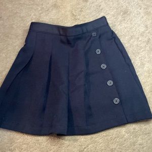 Girls Izod Navy Blue School Uniform Skirt Size 10 Regular